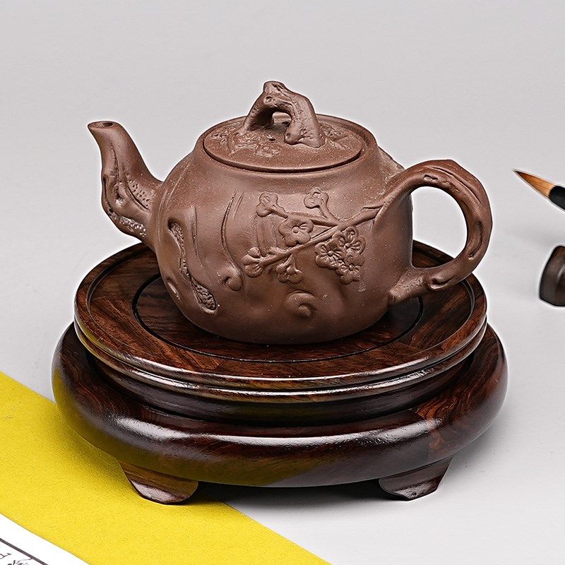 实木底座可旋转圆形花瓶盆景香炉茶壶鱼缸佛像摆件黑檀木底座托架,淘宝优惠券,粉丝福利购,淘宝优惠卷