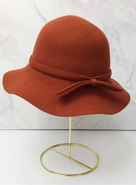 定制现代家具样板房衣柜衣帽间软装饰品摆件主卧礼帽女帽帽架组合