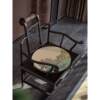 New Chinese style landscape cushion tea room living room armchair seat cushion tea house sofa futon bay window dining chair butt cushion non-slip