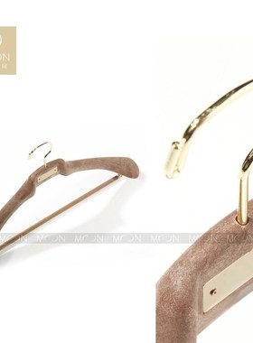 MOON慕空间样板房衣帽间实木衣架定制衣柜展厅陈列道具摆件衣撑