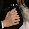 IDO Forever cultured diamond couple ring