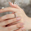 IDO Forever cultured diamond seven-star row diamond ring