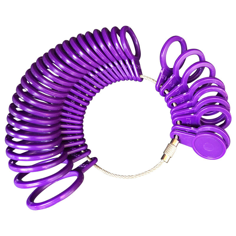Hong Kong Plastic Measurement Ring Ring Number Finger Measurement Ring Mouth Size Ring Number Ring Size Tool