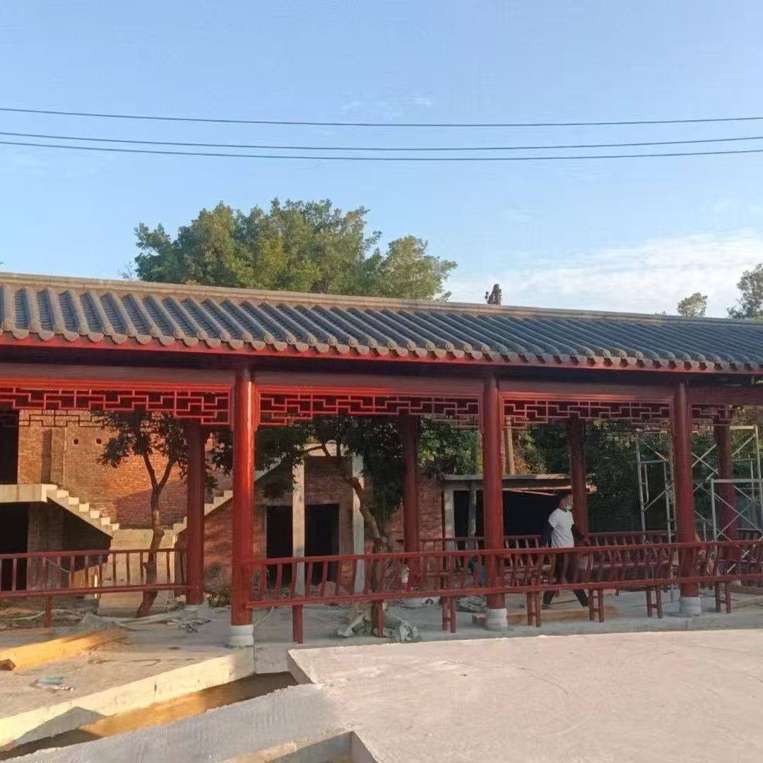 古建长廊户外防腐木宣传栏别墅庭院菠萝格凉亭水榭小青瓦仿古建筑,淘宝优惠券,粉丝福利购,淘宝优惠卷