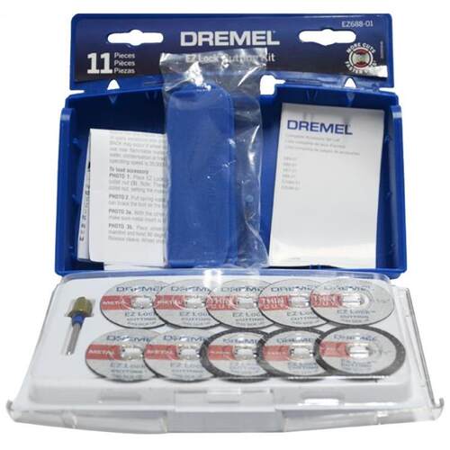 琢美4000/3000/200 Dremel电磨机11件切割附件套装多功能切割片 - 图0