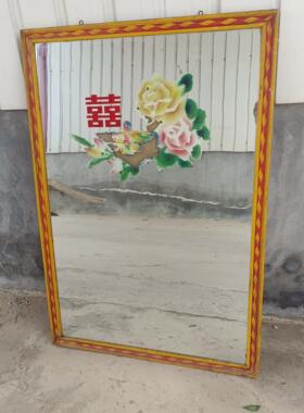七八九十年代老物件墙壁挂件怀旧民俗馆装饰品收藏影视道具老镜子