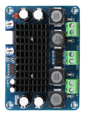 XH-A283 双声道D类数字功放板音频放大板TPA3116D2放大模块大功率