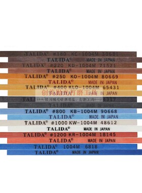 日本进口纤维油石TALIDA纤维油石条省模具抛光油石1004蓝色800#圆