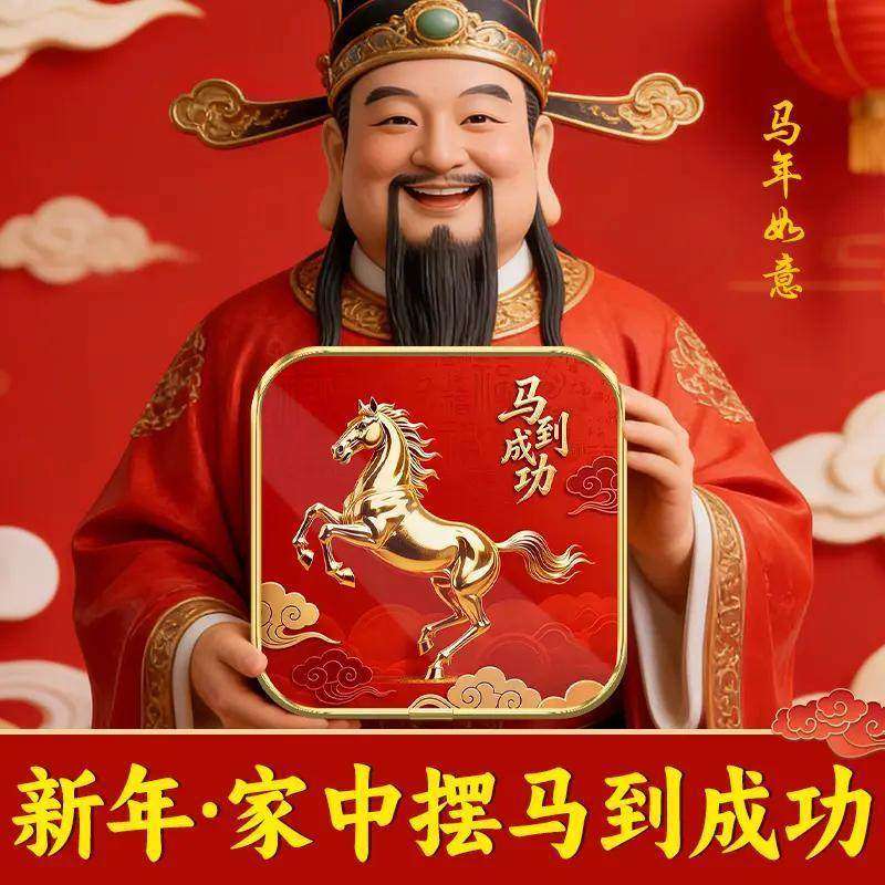 【下单立减20】新年马到成功摆台紫气东来吉祥摆件玄关卧室商铺,淘宝优惠券,粉丝福利购,淘宝优惠卷