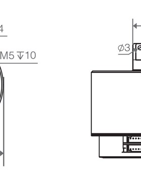 6623云台电机联轴器Robomaster D形孔连轴器法兰联轴器10.5mmD孔