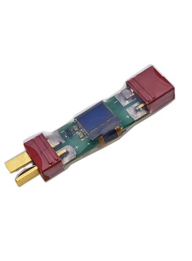 T插迷你双向功率计锂电电压电流显示测量30V10A小巧实用62x15mm