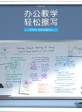 白板写字板挂式小黑板家用教学磁性黑板墙记事板看板班儿童可擦写
