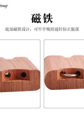 热卖实木烟盒烟具套装Wood Dugout带陶瓷用品清洁勾烟具盒