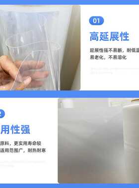 peva透明磨砂 乳白防晒防水膜 防尘罩桌布门帘面料包装薄膜彩色流