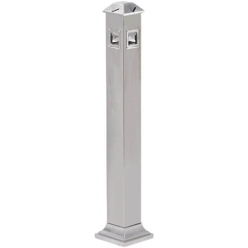 不锈钢烟蒂柱酒店烟灰柱户外吸烟区挂筒烟灰皿箱挂墙式烟头收集器,淘宝优惠券,粉丝福利购,淘宝优惠卷