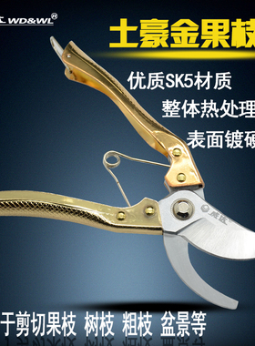 威达园艺果枝剪修枝剪树枝剪刀果树剪粗枝剪园林工具花剪花艺剪刀