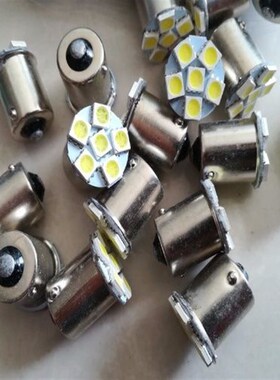 12v24v超亮led灯泡2405转向灯泡平角灯泡单尾汽车货车改装灯光