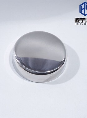 304卫生级不锈钢平底封头内外镜面焊接管帽管帽圆管堵头平底盖帽