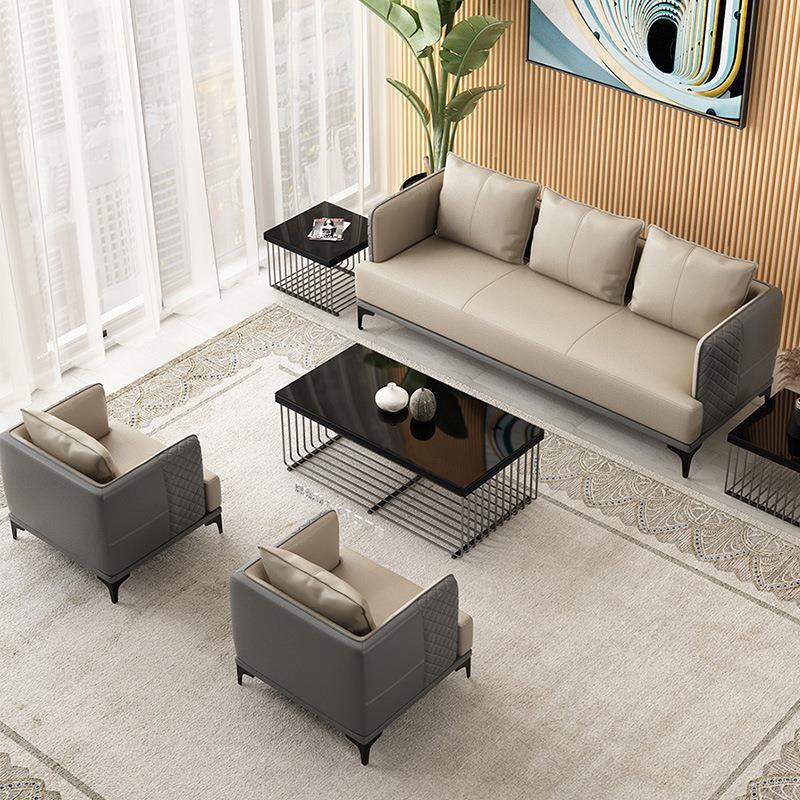 办公沙发茶几组合简约现代北欧会客区接待三人位办公室沙发,淘宝优惠券,粉丝福利购,淘宝优惠卷
