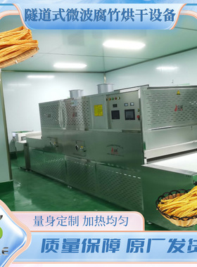 豆皮微波灭霉菌设备豆油皮杀菌隧道炉斯迈尔豆制品杀菌机厂家