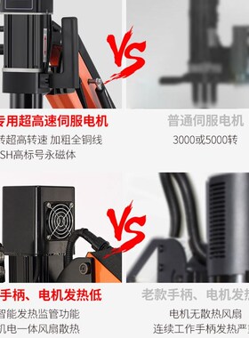 利宏台式电动攻丝机全自动伺服手持万向摇臂智能数控触屏攻牙机