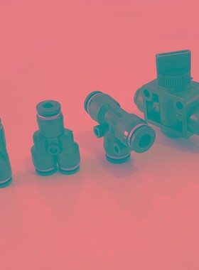气源开关 气动快插快速6MM 8MM气管接手阀开关  手动开关