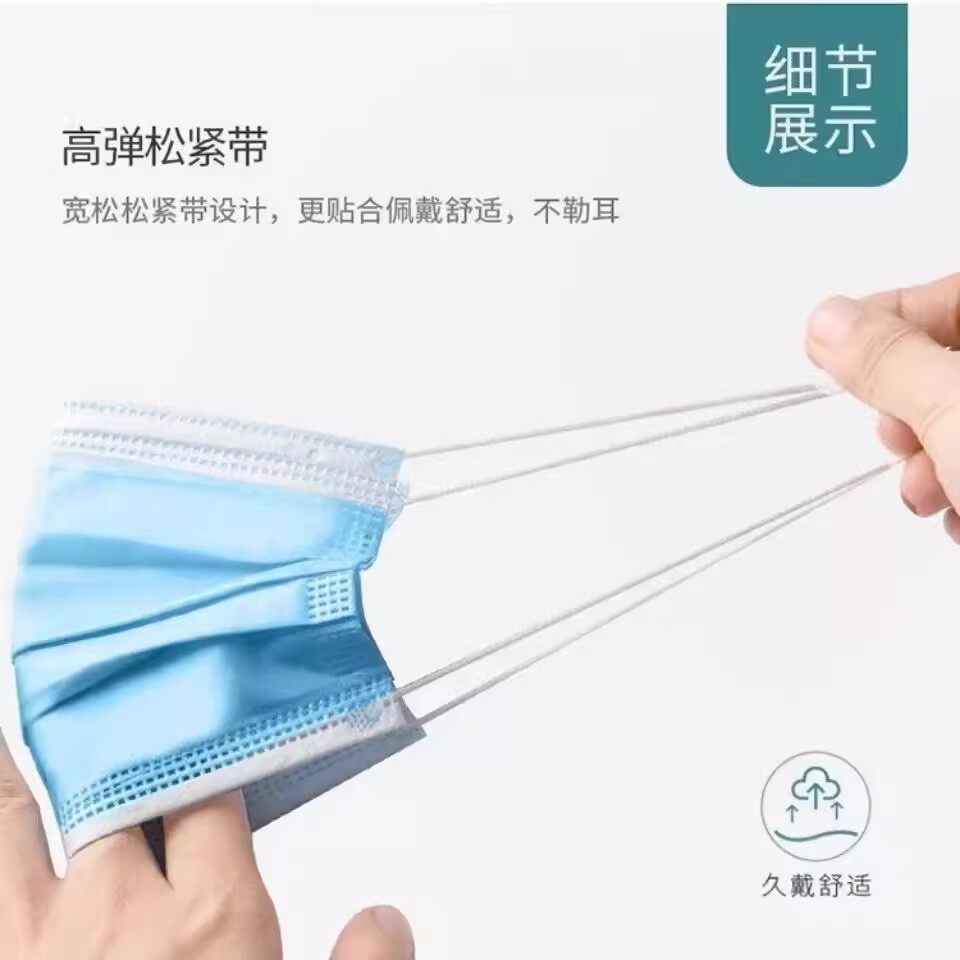 三层加厚成人男女口罩一次性防护高效防尘防飞沫秋冬季透气口罩