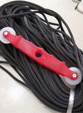 30-50米防蚊纱窗压条窗纱密封条空心橡胶条4-5-6mm沙条嵌条送压轮