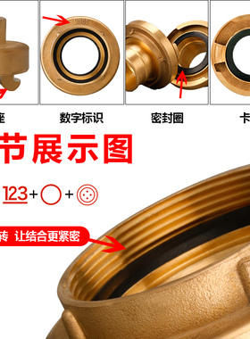 全铜消防水枪头多功能喷头2寸2.5寸开花喷雾直流花洒加厚高压国标