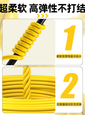 PU气管软管空压机管气泵木工专用8mm高压汽管防冻接头配件大全10m