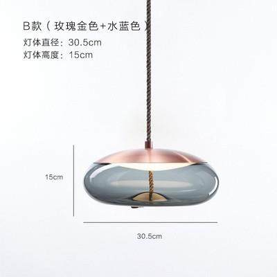 北欧后现代餐厅吧台样板间橱窗装饰麻绳玻璃吊灯创意个性组合灯具,淘宝优惠券,粉丝福利购,淘宝优惠卷