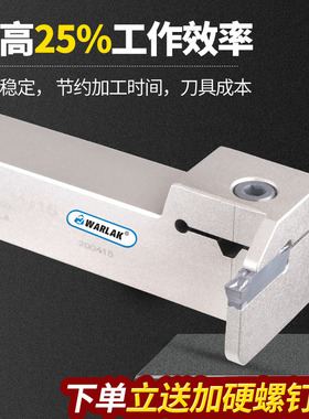 数控切槽刀杆MGEVR1616-2外径切断槽刀割刀2020-3车床槽刀杆MGMN