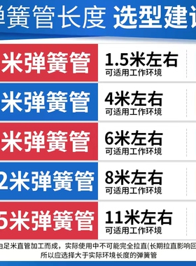 PU弹簧气管6 8 10 12 16高压气动软管空压机木工伸缩气泵螺旋管