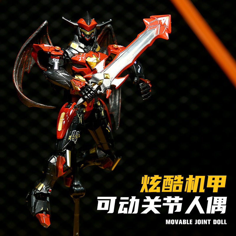 影流之枪暗刃积木人手办人偶模型拼装机甲可动关节人仿真造型玩偶,淘宝优惠券,粉丝福利购,淘宝优惠卷