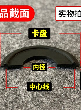 三元乙丙不锈钢卡箍密封圈 耐弱酸弱碱卫生级 EPDM快装密封垫片