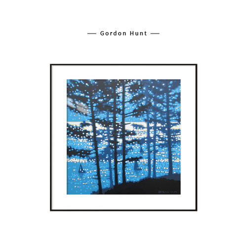 【Gordon Hunt】海洋风景插画蓝色系治愈船帆艺术复刻装饰挂画芯 - 图3