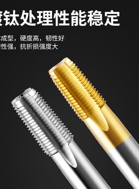 HSS管螺纹丝锥机用四分丝攻不锈钢水管英制G RC NPT1/8 3/8 1/2