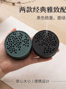 盘梅香盒香炉安全托盘QZD用香薰炉中落式茶道摆家件家用办公室创