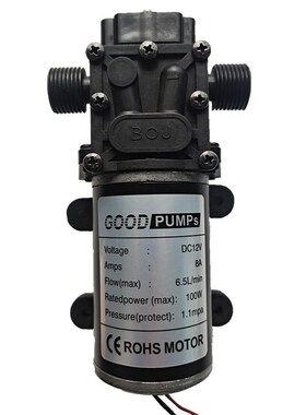 新款博今四分喷雾消毒泵12V24V48V100W6.5L降温鞋机80W5.5L螺现货