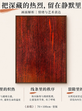 蓝色绣球花瓶油画轻奢原木悬浮框