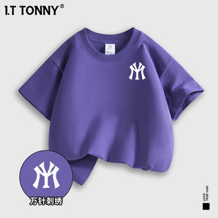I.TTONNY卡通印花大童男女同款短袖T恤XL