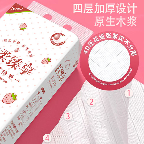 【共12000张】整箱批发家用厨房悬挂餐巾纸底部抽取商用擦手纸巾 - 图2