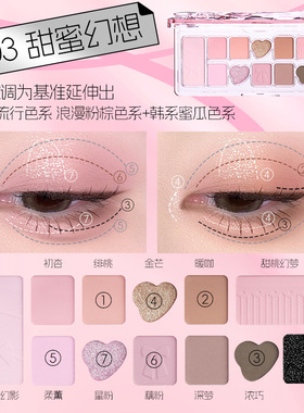 VEECCI唯资11色哑光珠光眼影盘