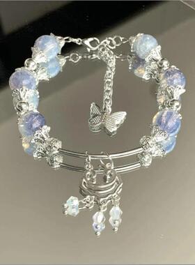 人鱼陷落鱼尾流苏手链女感简约