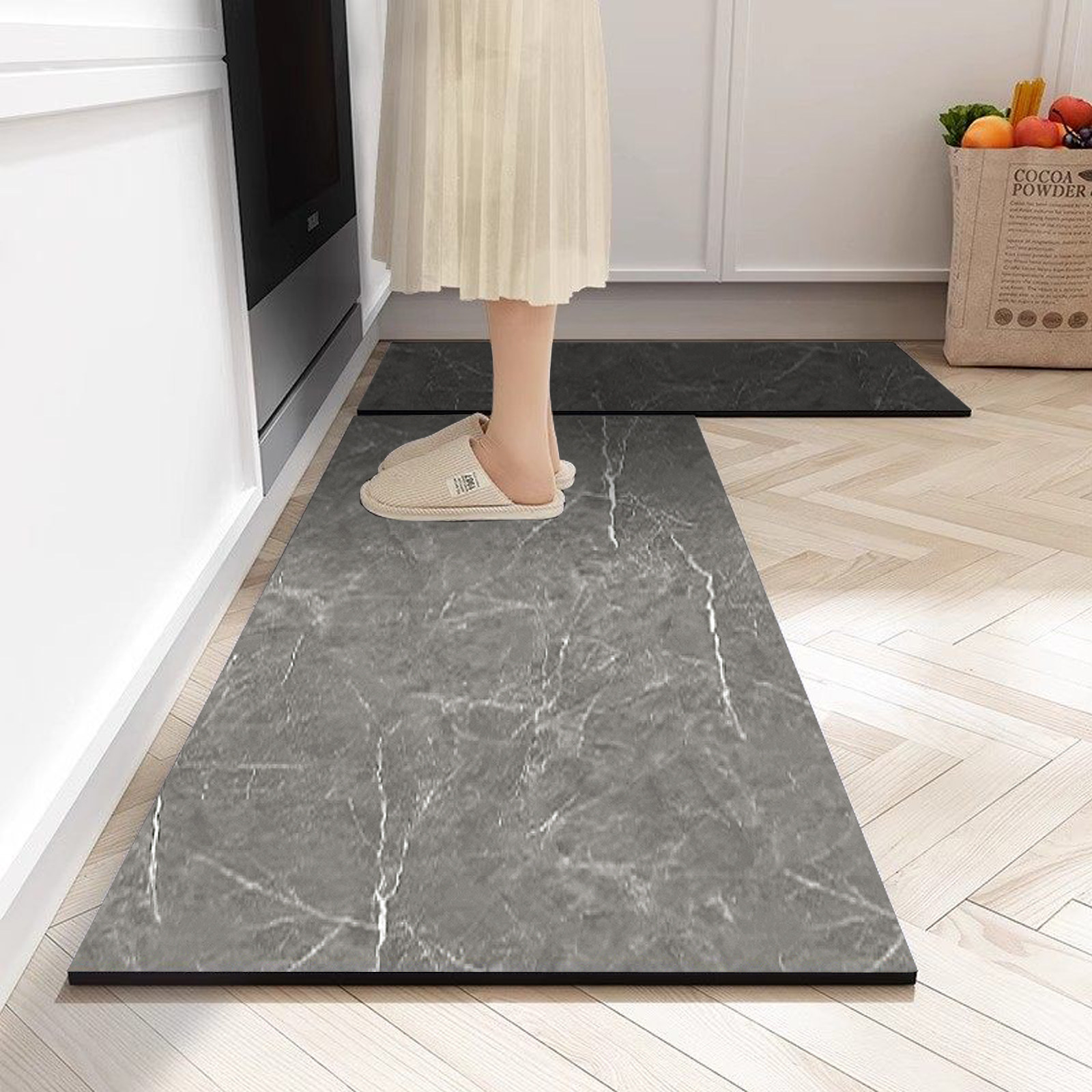 硅藻泥地垫 厨房脚垫防滑吸水防油免洗地毯布面防水垫子门口新款,淘宝优惠券,粉丝福利购,淘宝优惠卷