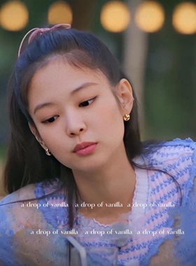 Vanilla金色小香菱格女耳扣百搭