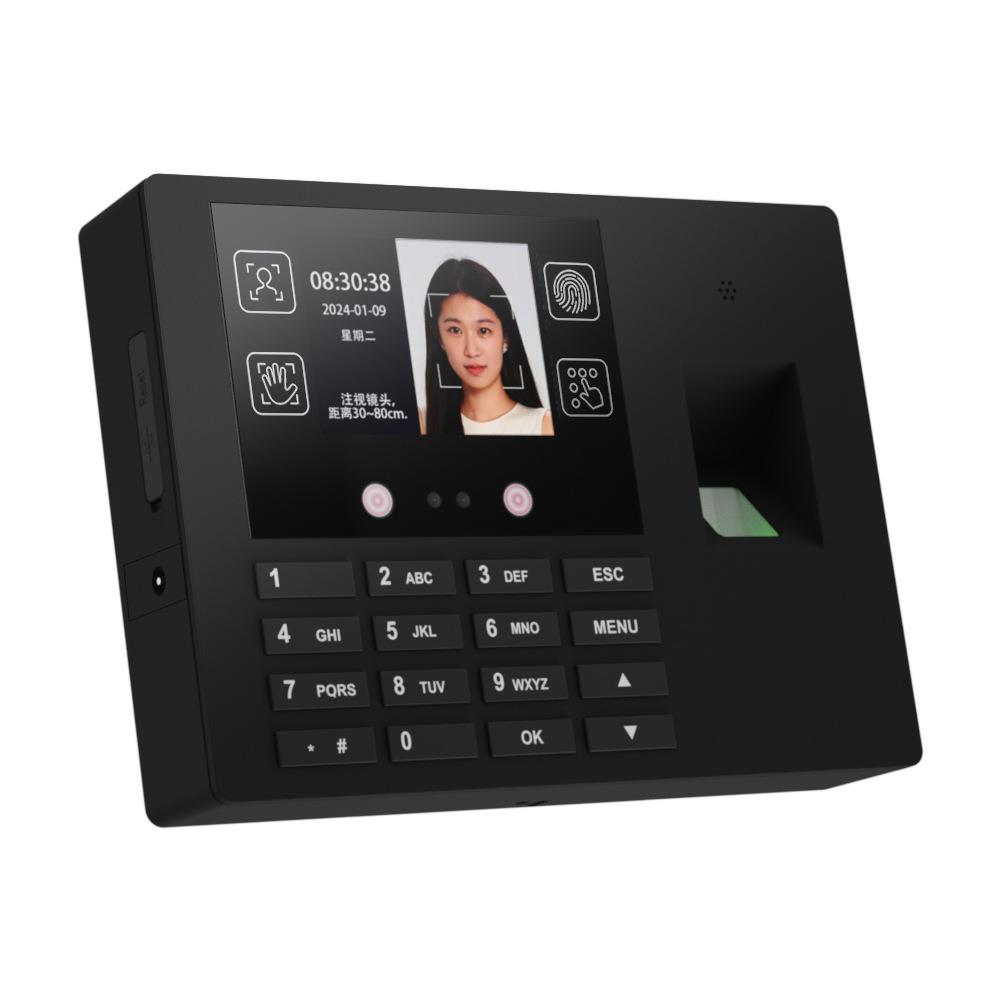 H100 employee punch-in and attendance machine, face recognition punch-in machine, fingerprint machine, fingerprint punch-in and attendance card, facial recognition card swiping machine