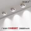 Led elephant trunk lamp cob downlight wall washing ceiling indoor engineering bull's eye lamp 12w30w dimmable spotlight anti-glare