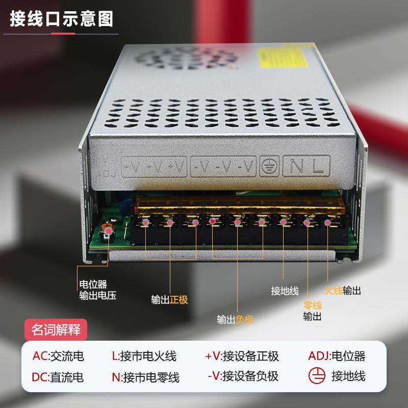 Dongguan Xinwang SE-350-24 24V14.6A350W monitoring lighting security DC switching power supply