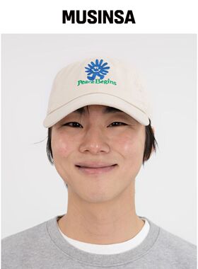 BIGWAVE COLLECTIVE PEACERUN 水洗棒球帽 (PUTT韩国官网直邮进口